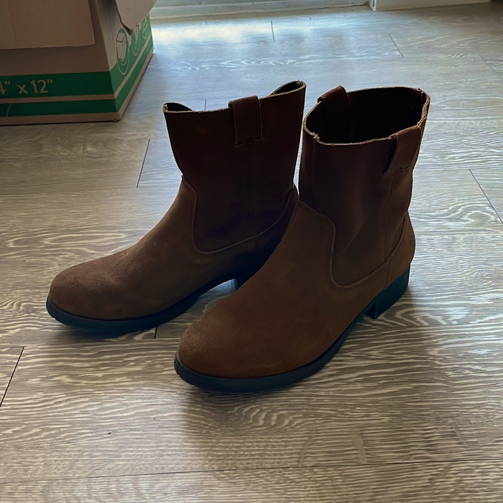 Brown Suede Boots